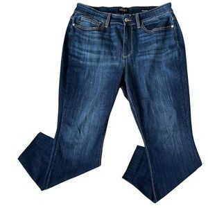 Judy Blue High Rise Skinny Fit Raw Hem Jeans